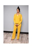 2pc Mustard Pant Set