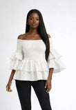 Off Shoulder Ruffle Top