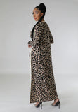 2pc Leopard Dress Set