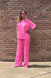 CRINKLE ME CUTE PANT SET
