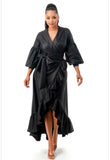 Ruffled Coat Dress
