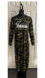 Camoflouge Maxi Dress