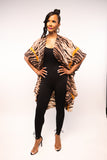 Tiger Print Cozy Kimono