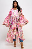 Classy Balloon Sleeve Kimono