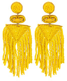 Bead Tassel Earrings