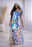 Satin Maxi Dress