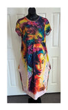 Multi Color African Print Maxi Dress