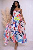 Satin Maxi Dress