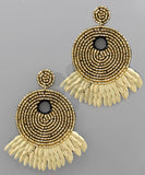 Sequin Fan Earrings