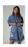 Denim Shirt Dress