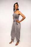 RIBBED TUBE JUMPSUIT