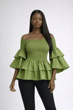 Off Shoulder Ruffle Top