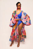 Classy Balloon Sleeve Kimono