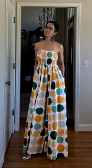 Polkadot Tube Jumpsuit