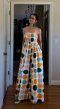 Polkadot Tube Jumpsuit