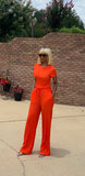 2pc Crinkled Pants Set
