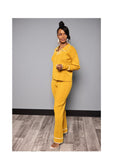 2pc Mustard Pant Set