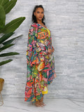 Classy Ballon Sleeve Kimono