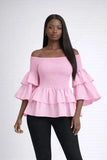 Off Shoulder Ruffle Top
