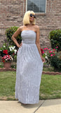 Distressed Tube Dress