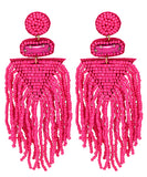 Bead Tassel Earrings