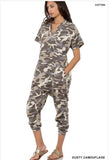 CAMOUFLAGE HAREM JUMPSUIT
