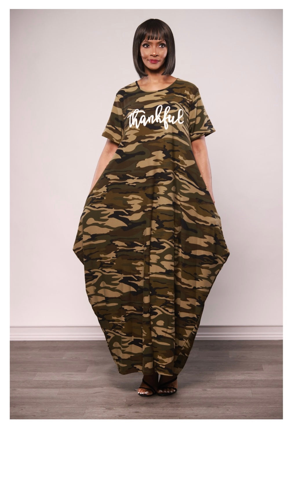 camouflage maxi dress plus size Bohemian Floral Wrap ss