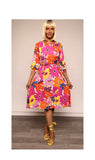 Colorful Midi Dress