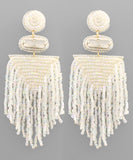 Bead Tassel Earrings