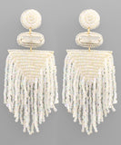 Bead Tassel Earrings