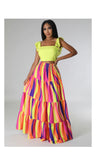 2pc Crop Top Set