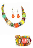 3pc Wooden Necklace Set