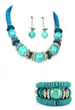 3pc Wooden Necklace Set