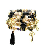 5PC CHARM BRACELET SET