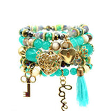 5PC CHARM BRACELET SET