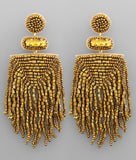 Bead Tassel Earrings