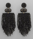 Bead Tassel Earrings