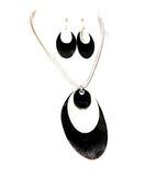 OVAL PENDANT NECKLACE SET