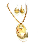 OVAL PENDANT NECKLACE SET