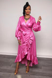 Ruffled Coat Dress