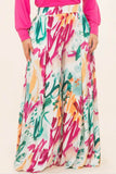 Abstract Print Palazzo Pants